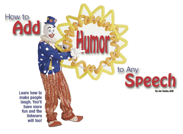 How to Add Humor to Any Speech