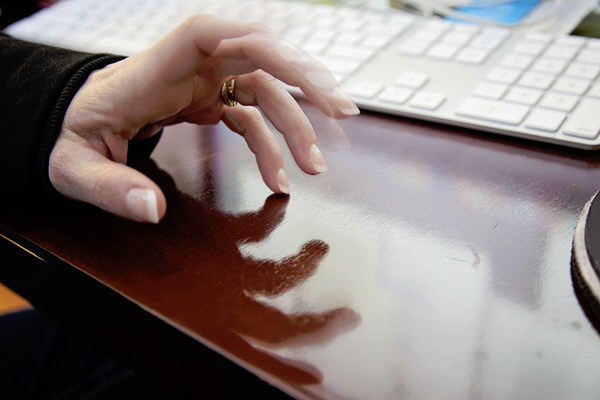 Tapping Fingers on Desk