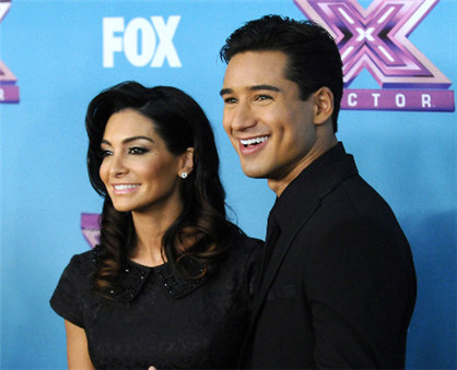 Mario Lopez and Courtney Mazza